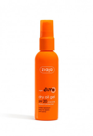 gel protector solar de aceite seco SPF20