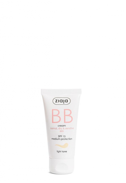 bb cream pieles normales, secas y sensibles spf15 tono claro